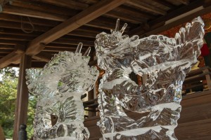 氷室神社献氷の龍