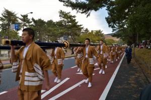 航空自衛隊隊士による野太刀